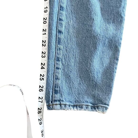 BDG High Rise Slim Straight Distressed Jeans - Picture 7 of 8